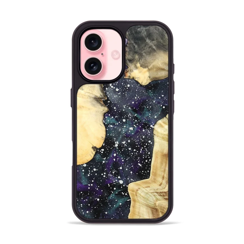 iPhone 16 Wood Phone Case - Angelia (Cosmos, 829637)