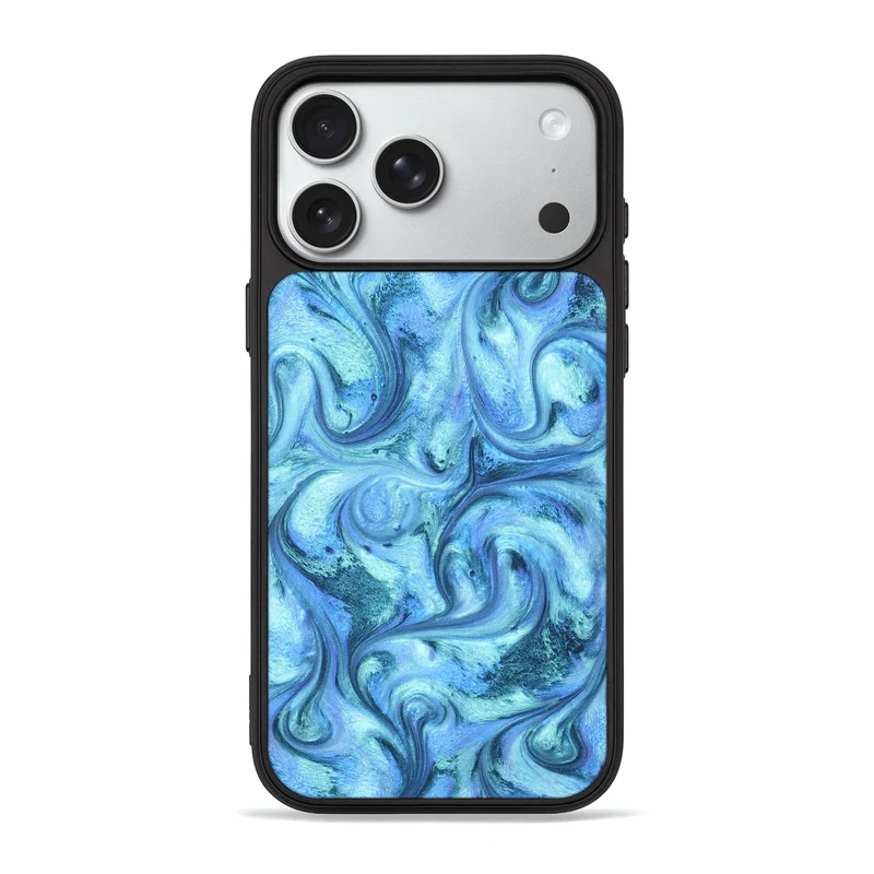 iPhone 18 Pro Max ResinArt Phone Case - Lessie (Blue, 829665)
