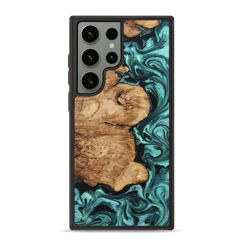 Galaxy S23 Ultra Wood Phone Case - Kaeli (Green, 829696)