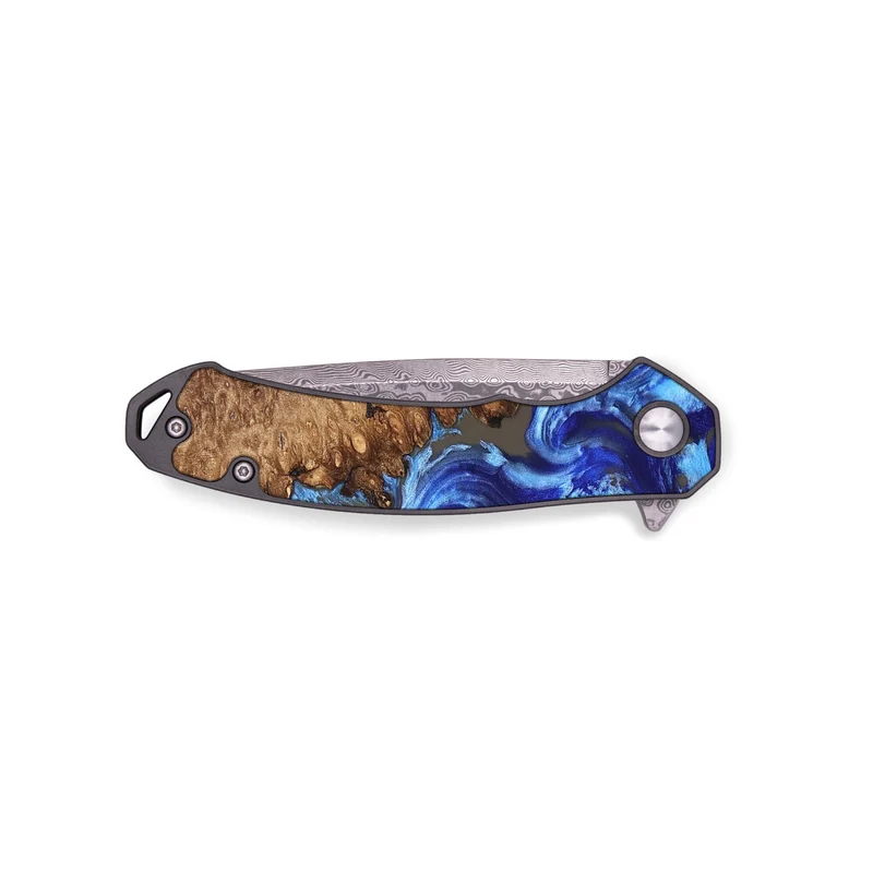 EDC Wood Pocket Knife - Onie (Blue, 829683)