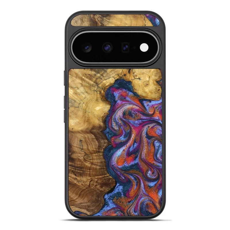 Pixel 11 Pro XL Wood Phone Case - Carroll (Blue, 829670)