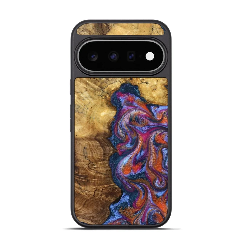 Pixel 11 Pro Wood Phone Case - Carroll (Blue, 829670)