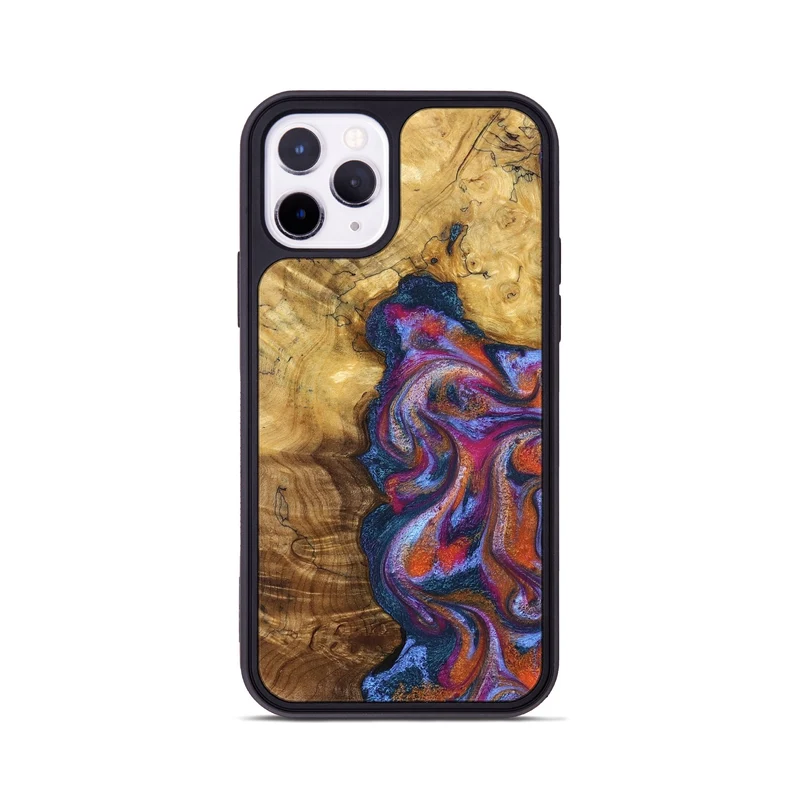 iPhone 11 Pro Wood Phone Case - Carroll (Blue, 829670)