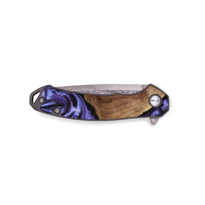 EDC Wood Pocket Knife - Scot (Purple, 829729)