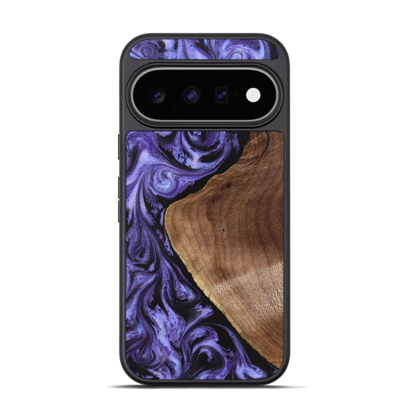 Pixel 11 Pro Wood Phone Case - Scot (Purple, 829729)