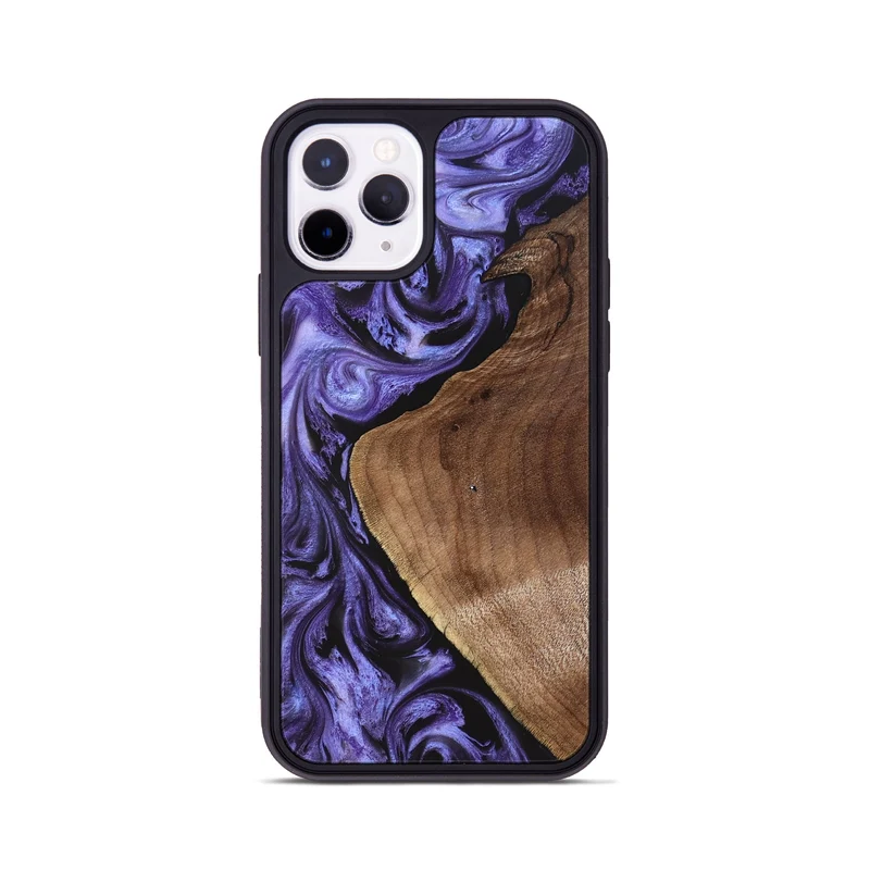iPhone 11 Pro Wood Phone Case - Scot (Purple, 829729)