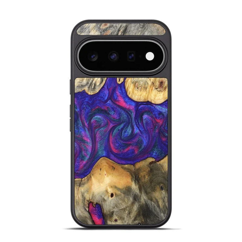 Pixel 11 Pro Wood Phone Case - Donie (Purple, 829728)