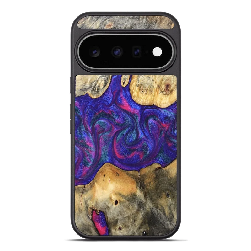 Pixel 11 Pro XL Wood Phone Case - Donie (Purple, 829728)