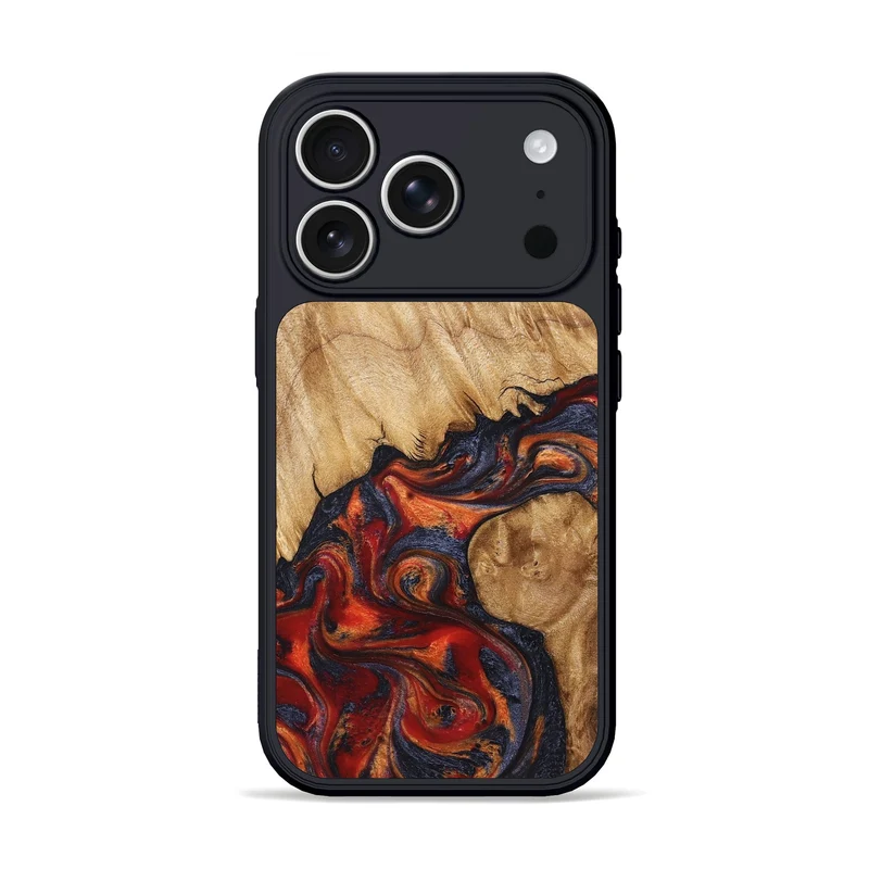 iPhone 17 Pro Wood Phone Case - Pattie (Red, 829430)