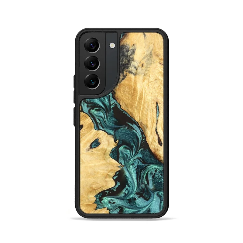 Galaxy S22 Wood Phone Case - Sol (Green, 829426)