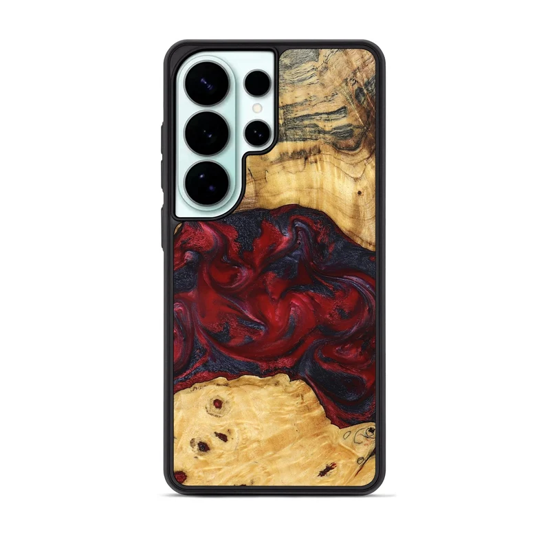 Galaxy S26 Ultra Wood Phone Case - Geneva (Red, 829431)