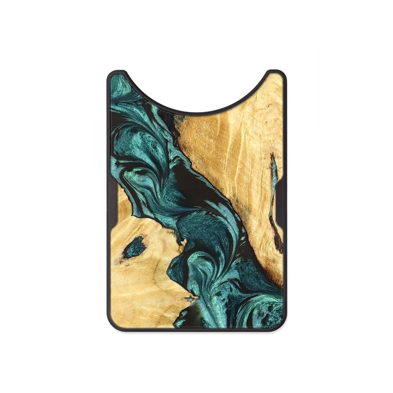 Alloy Wood Wallet - Sol (Green, 829426)