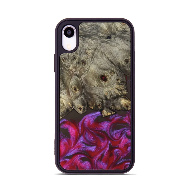 iPhone Xr Wood Phone Case - Timmy (Red, 829434)