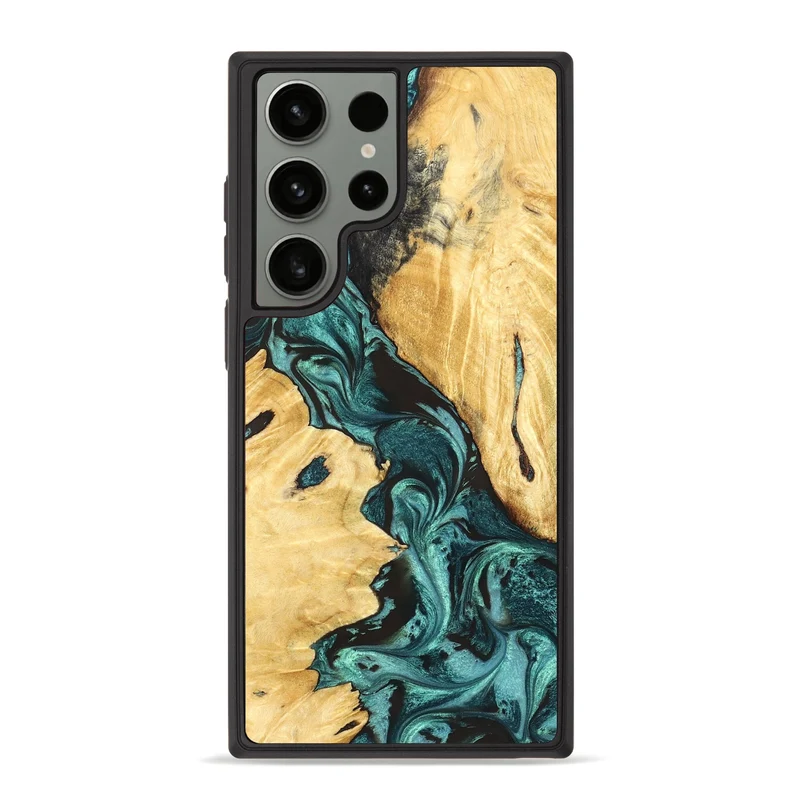Galaxy S23 Ultra Wood Phone Case - Sol (Green, 829426)