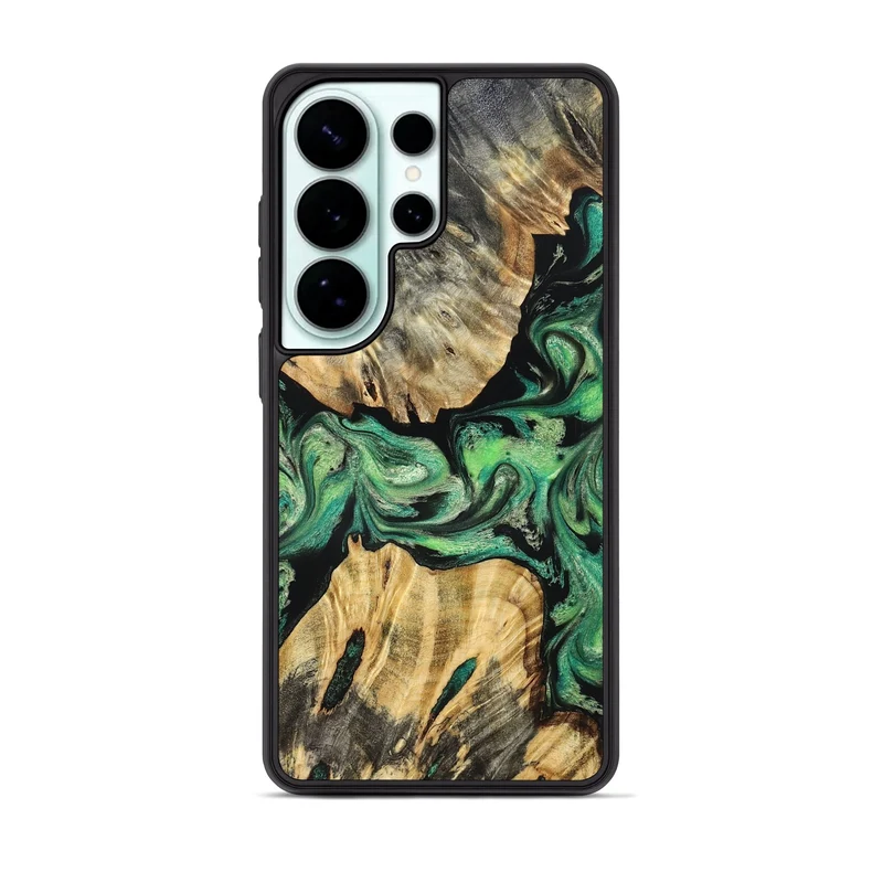 Galaxy S26 Ultra Wood Phone Case - Tobe (Green, 829424)