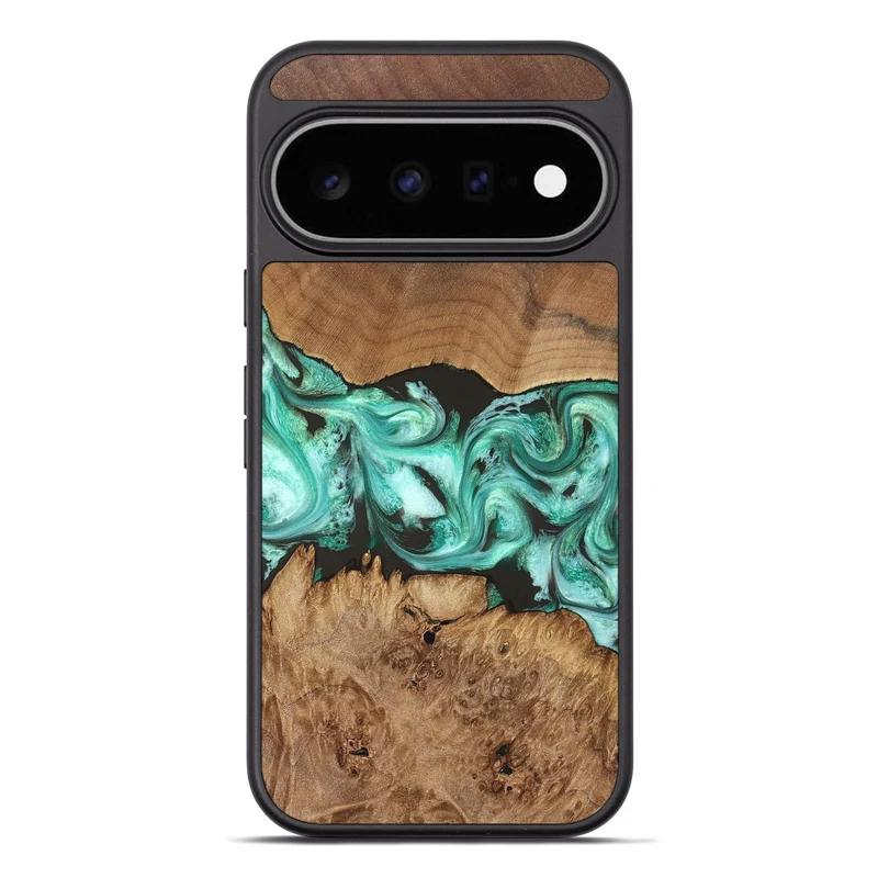 Pixel 11 Pro XL Wood Phone Case - Jamir (Green, 829420)