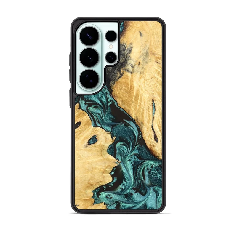 Galaxy S26 Ultra Wood Phone Case - Sol (Green, 829426)