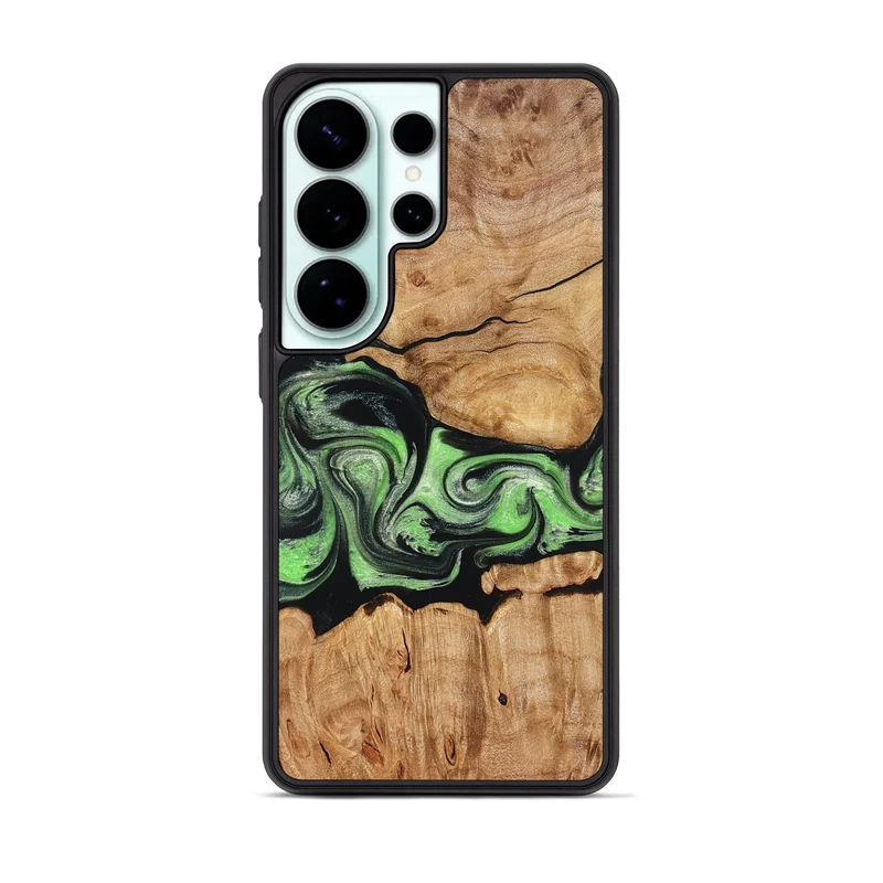 Galaxy S26 Ultra Wood Phone Case - Kyree (Green, 829701)