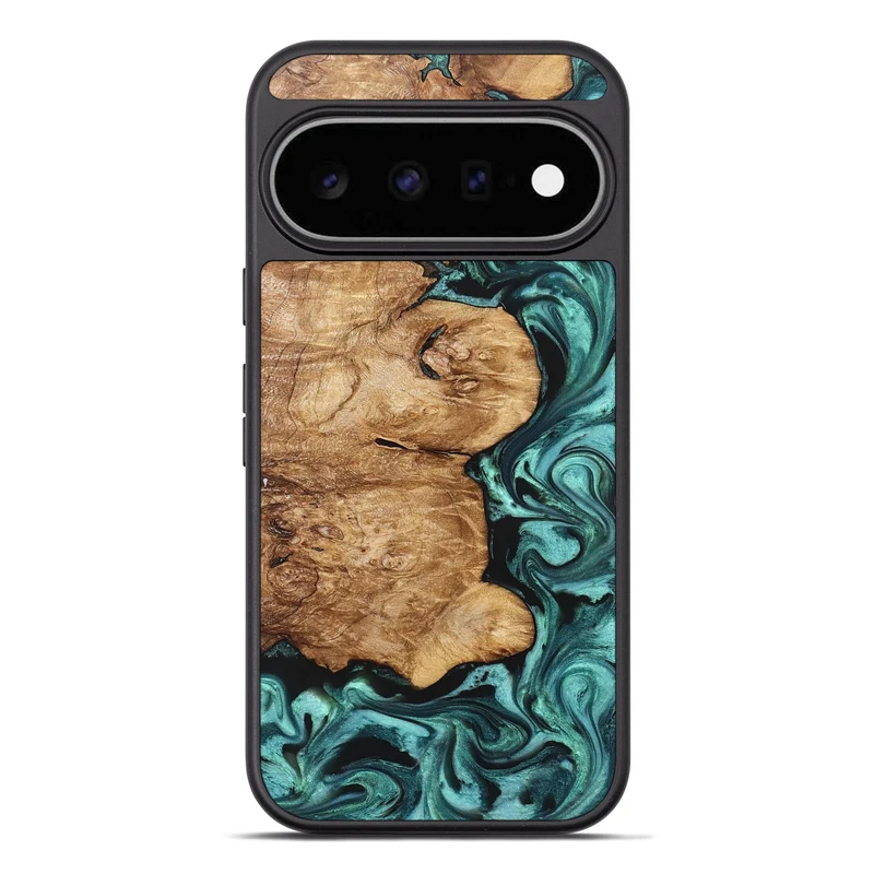 Pixel 11 Pro XL Wood Phone Case - Kaeli (Green, 829696)