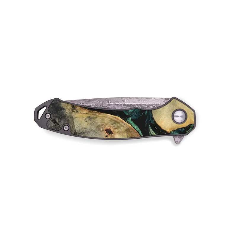 EDC Wood Pocket Knife - Ariah (Green, 829700)