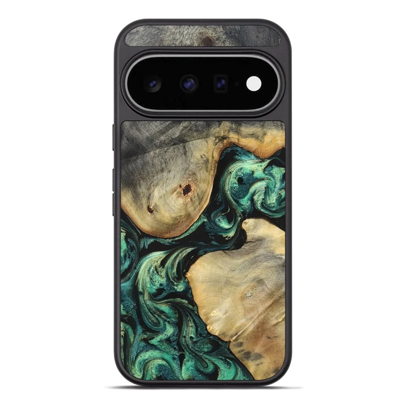 Pixel 11 Pro XL Wood Phone Case - Ariah (Green, 829700)