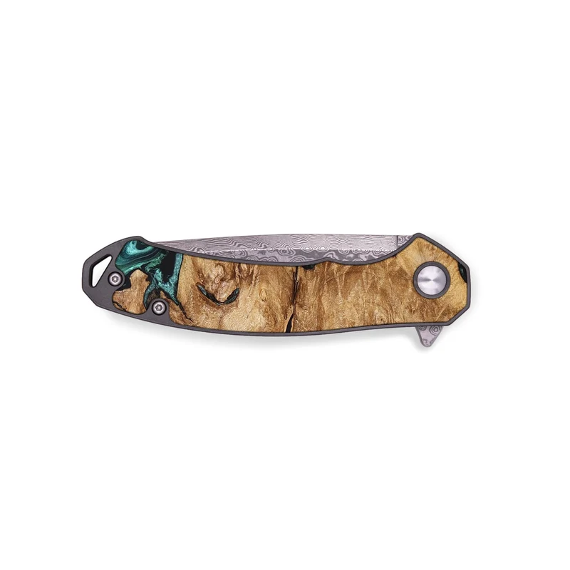 EDC Wood Pocket Knife - Kaeli (Green, 829696)