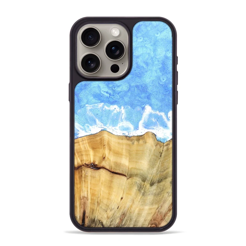 iPhone 15 Pro Max Wood Phone Case - Maybell (Coastal, 829681)
