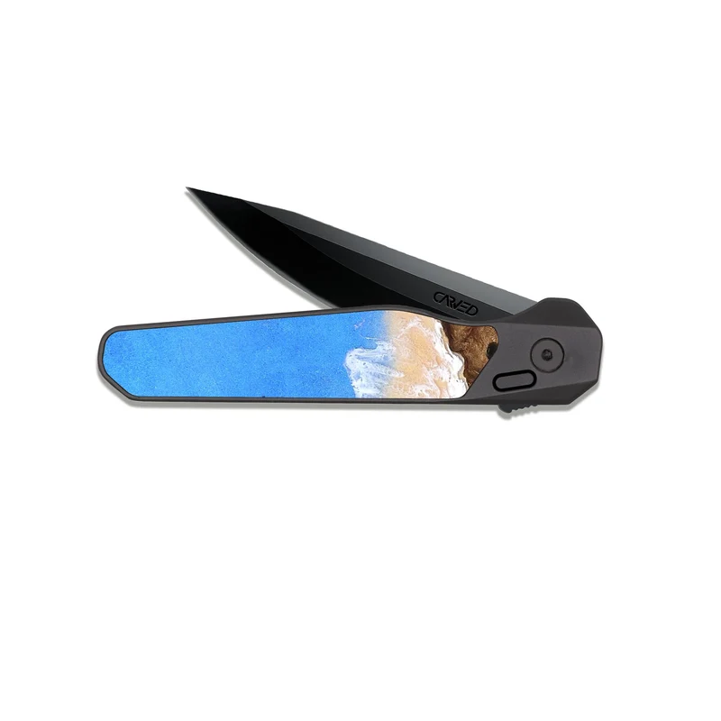 EDC Dark Slate Wood Pocket Knife - Lavar (Coastal, 829649)