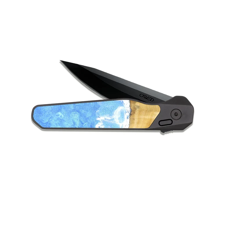 EDC Dark Slate Wood Pocket Knife - Maybell (Coastal, 829681)