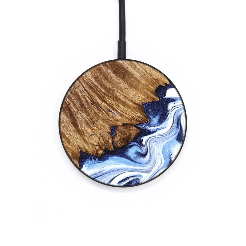 Circle Wood Wireless Charger - Gerardo (Blue, 829664)