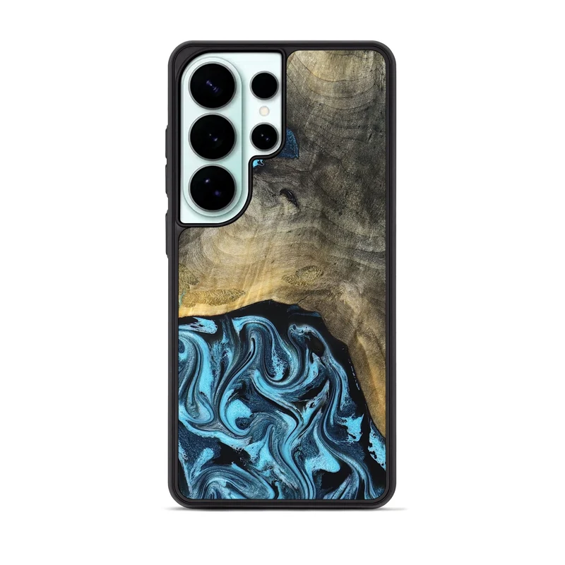 Galaxy S26 Ultra Wood Phone Case - Izael (Blue, 829669)
