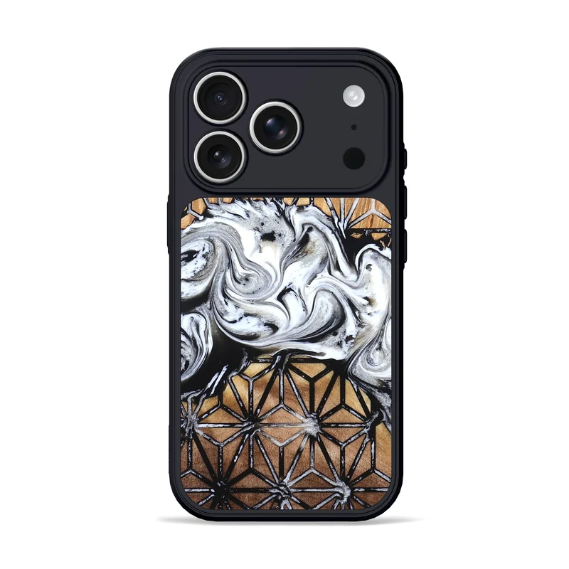 iPhone 17 Pro Wood Phone Case - Kennedy (Pattern, 829674)