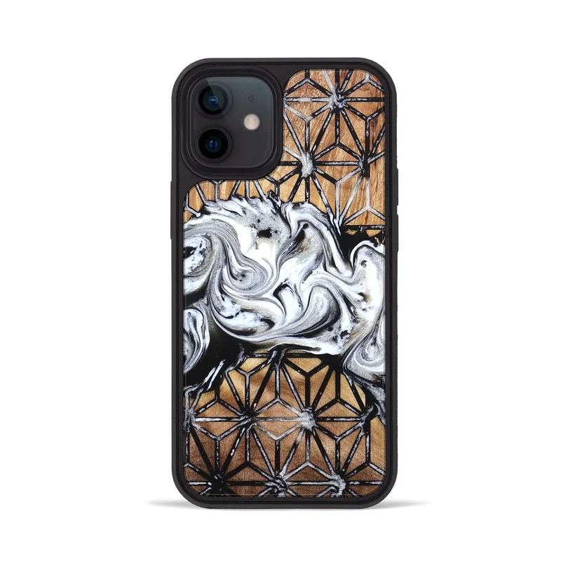 iPhone 12 Wood Phone Case - Kennedy (Pattern, 829674)