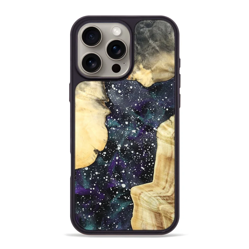 iPhone 16 Pro Max Wood Phone Case - Angelia (Cosmos, 829637)