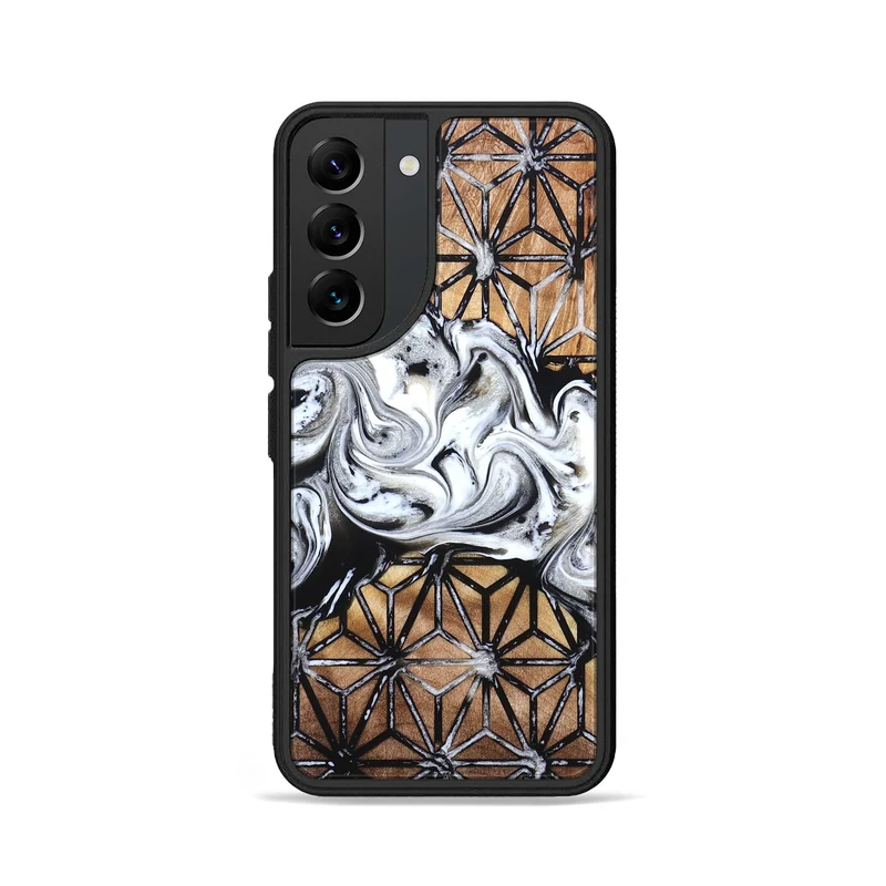 Galaxy S22 Wood Phone Case - Kennedy (Pattern, 829674)