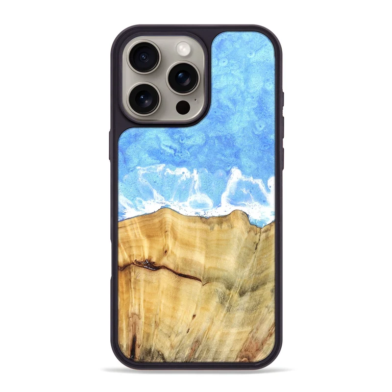 iPhone 16 Pro Max Wood Phone Case - Maybell (Coastal, 829681)
