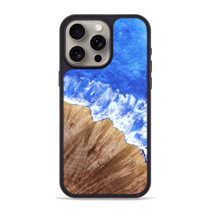 iPhone 15 Pro Max Wood Phone Case - Carlene (Coastal, 829648)