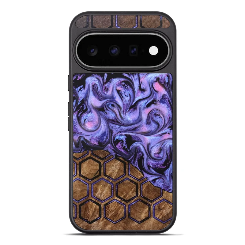 Pixel 11 Pro XL Wood Phone Case - Golden (Pattern, 829676)