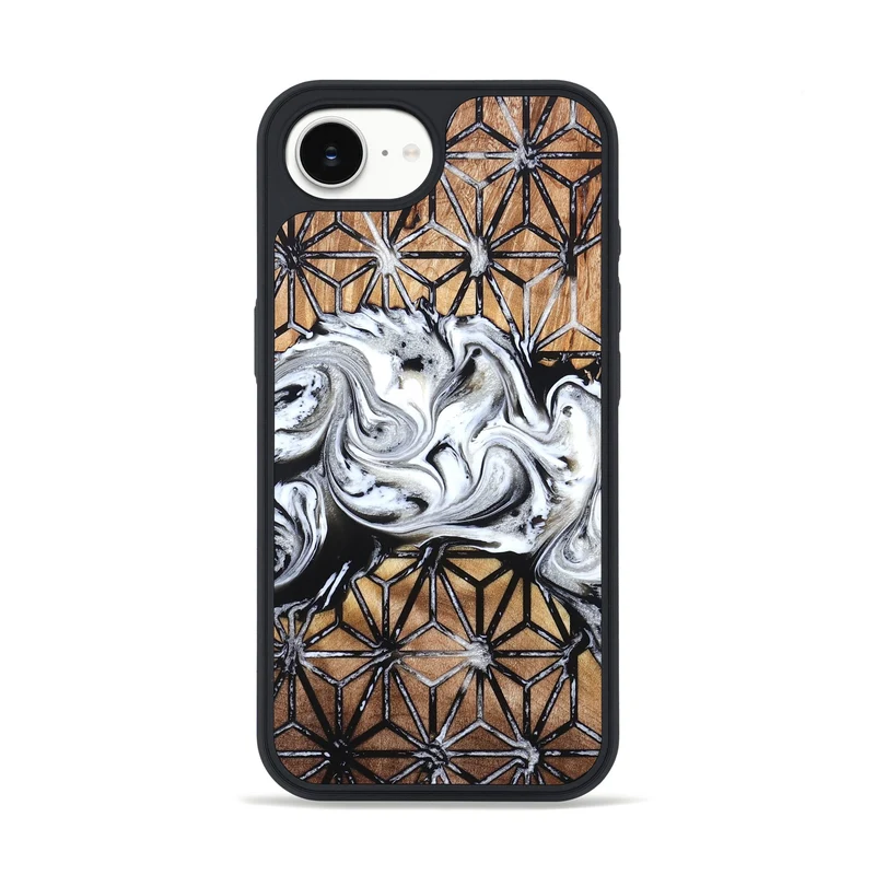 iPhone 16e Wood Phone Case - Kennedy (Pattern, 829674)