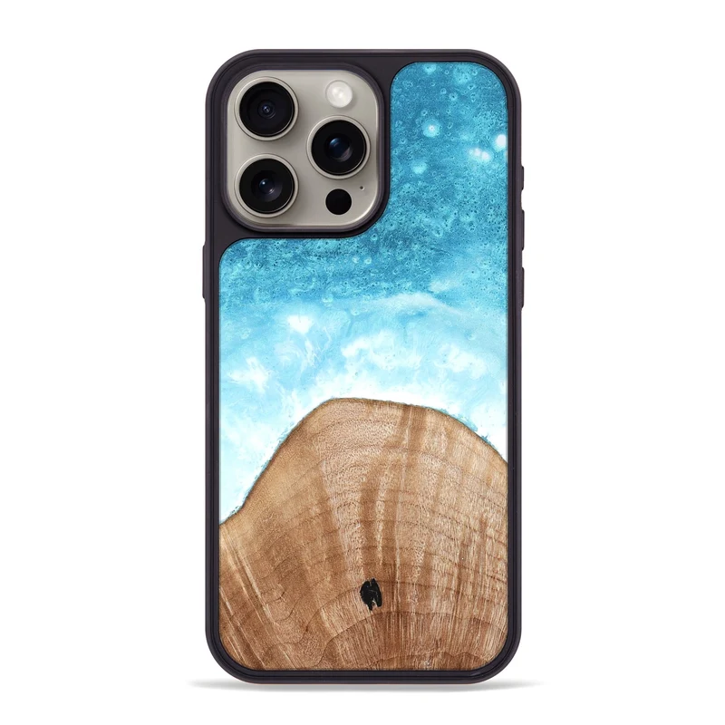 iPhone 15 Pro Max Wood Phone Case - Maranda (Coastal, 829654)