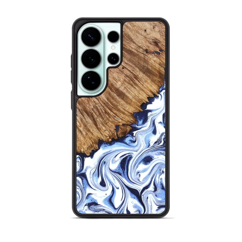 Galaxy S26 Ultra Wood Phone Case - Gerardo (Blue, 829664)