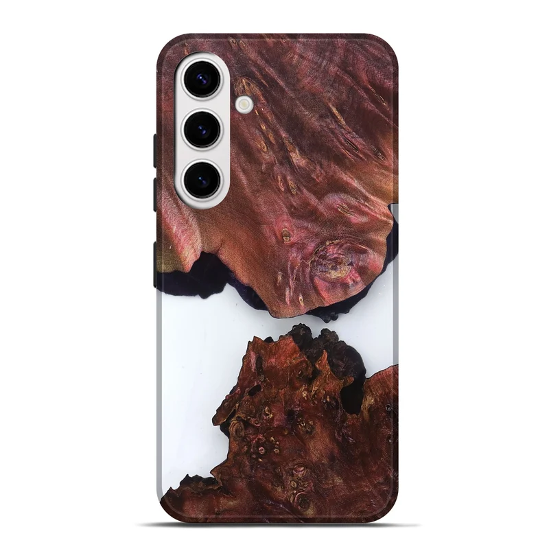 Galaxy S25 Plus Wood Live Edge Phone Case - Kanye (Clear, 829471)