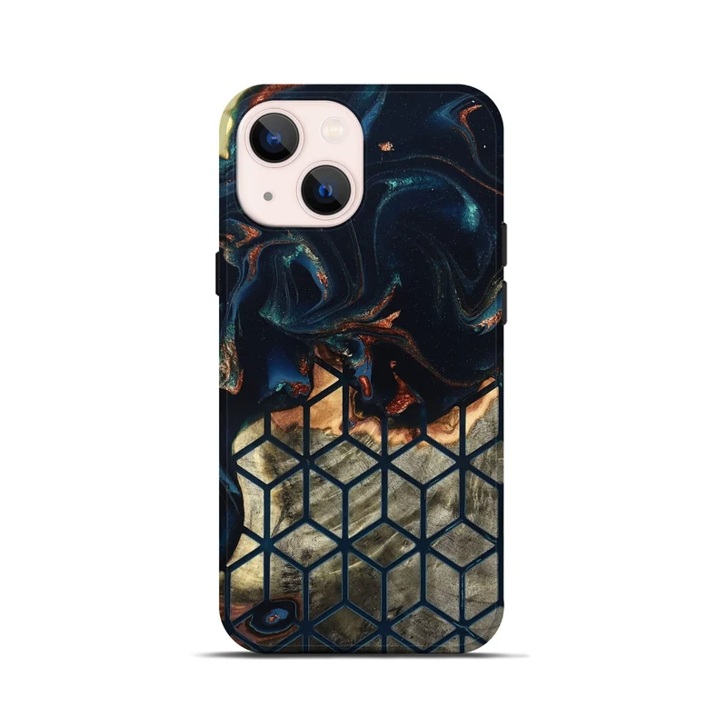 iPhone 13 mini Wood Live Edge Phone Case - Briella (Pattern, 829477)
