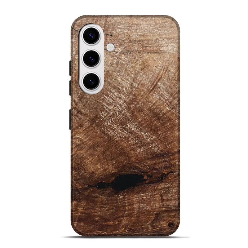 Galaxy S25 Plus Wood Live Edge Phone Case - Amirah (Solid Wood, 829474)