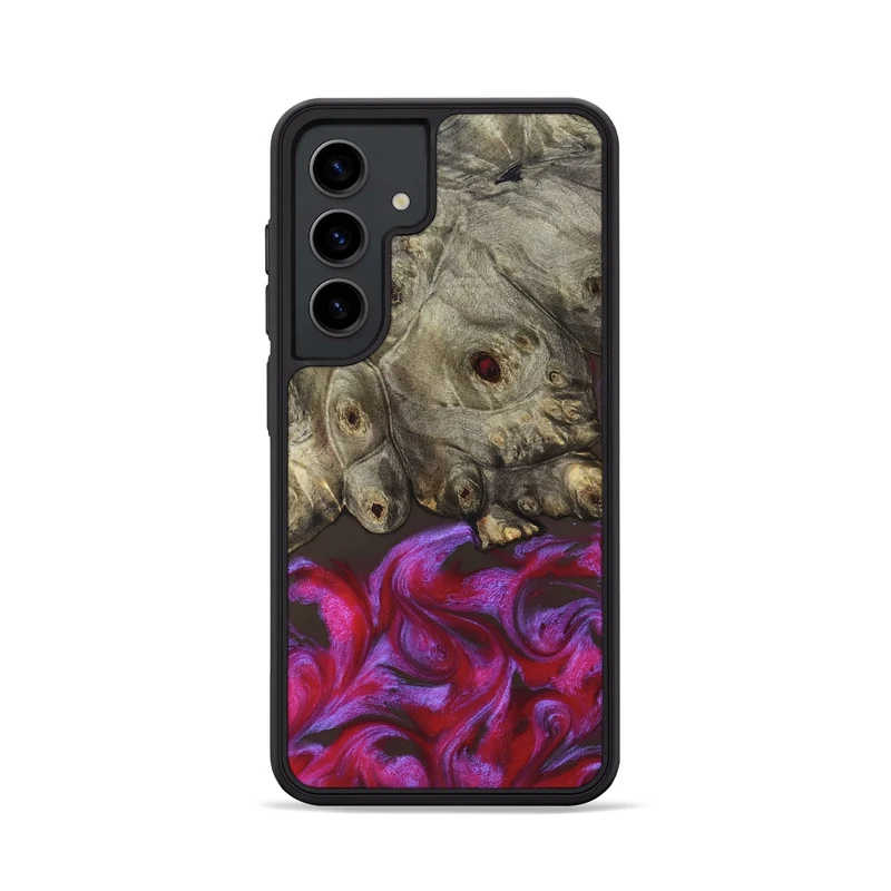 Galaxy S24 Wood Phone Case - Timmy (Red, 829434)