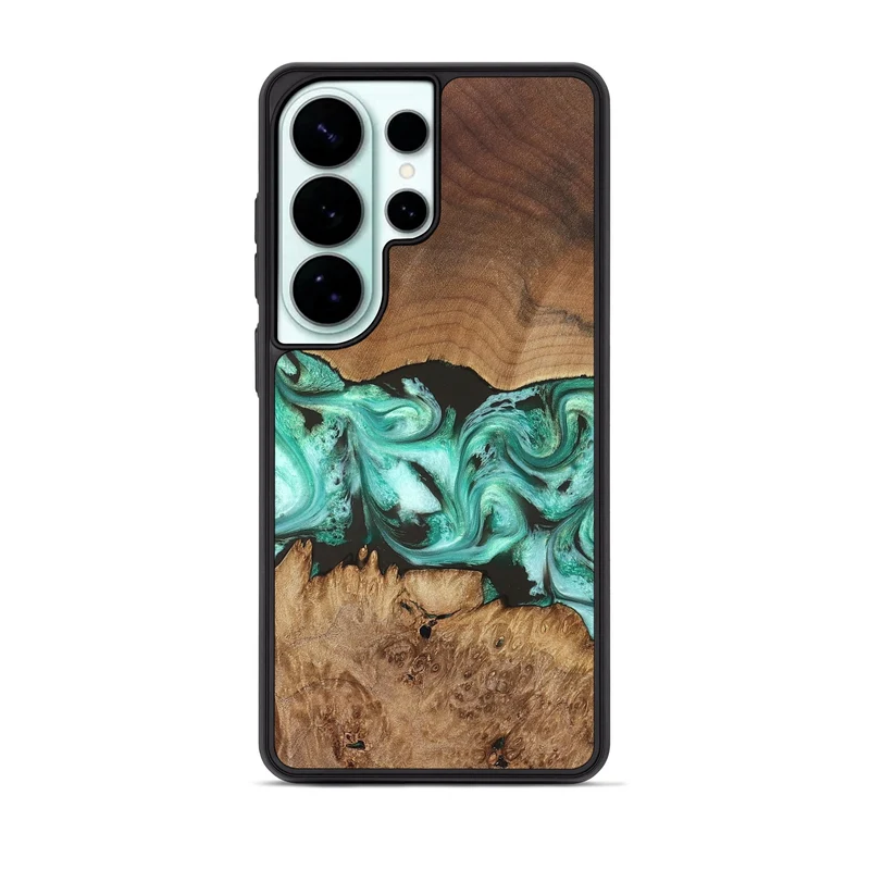 Galaxy S26 Ultra Wood Phone Case - Jamir (Green, 829420)