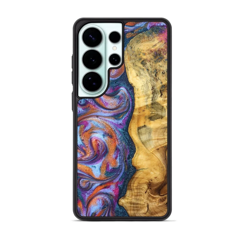 Galaxy S26 Ultra Wood Phone Case - Tiara (Blue, 829402)