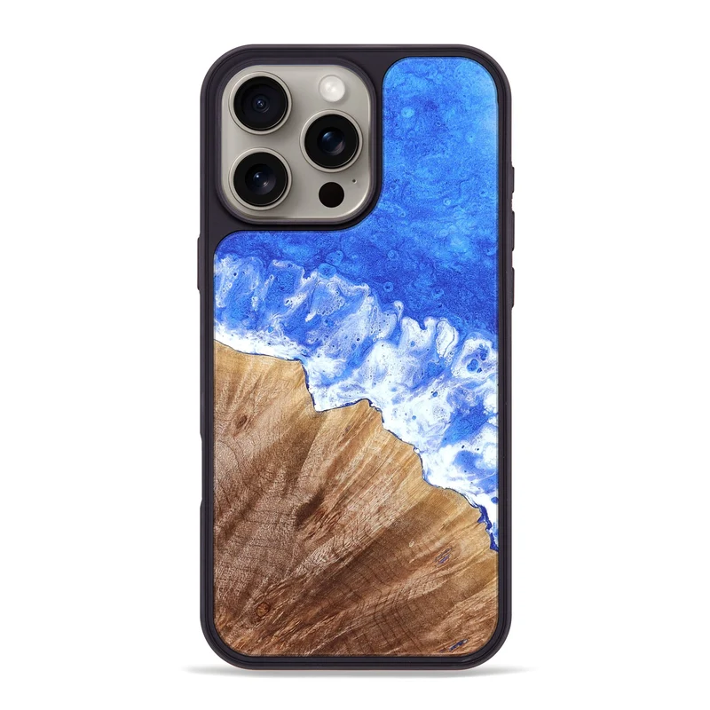 iPhone 16 Pro Max Wood Phone Case - Carlene (Coastal, 829648)