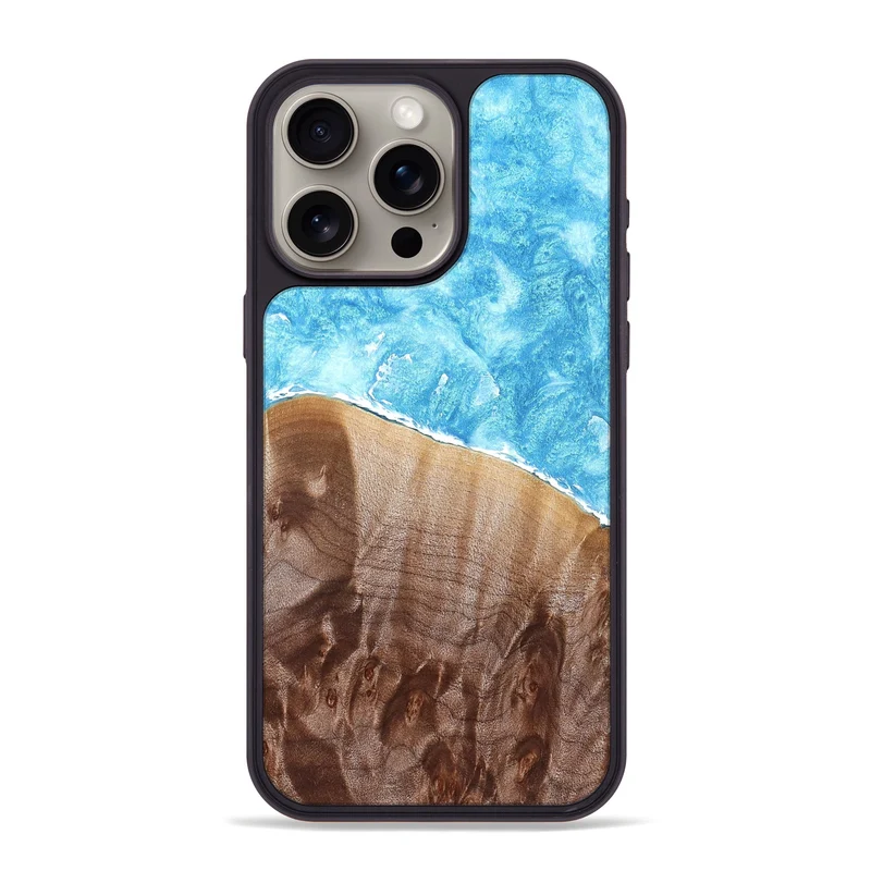 iPhone 15 Pro Max Wood Phone Case - Elenora (Coastal, 829651)