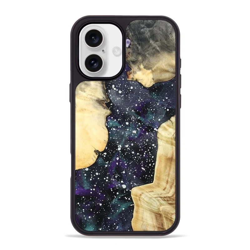 iPhone 16 Plus Wood Phone Case - Angelia (Cosmos, 829637)